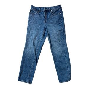 J.Crew 90’s Classic Straight Leg Jean with Rhinestones